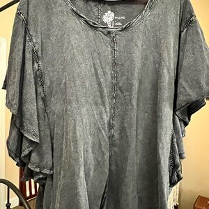 Pilcro Charcoal Gray Women's Blouse